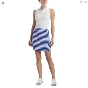 G/FORE G4 Ruched Striped Skort Adriatic, XS